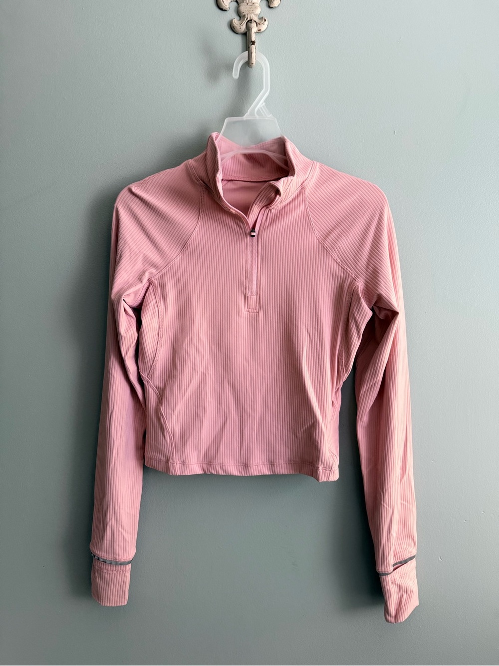 Pink Athletic quarter zip pullover XS